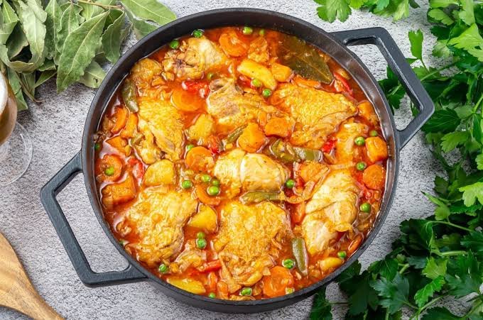 Pollo al disco